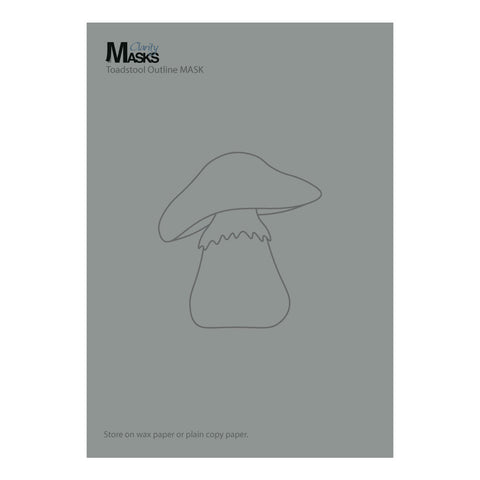 Toadstool Outline A6 Clarity Mask