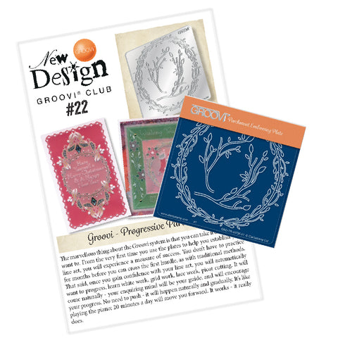 New Design Groovi® Club Back Issue 22 - Leafy Circle