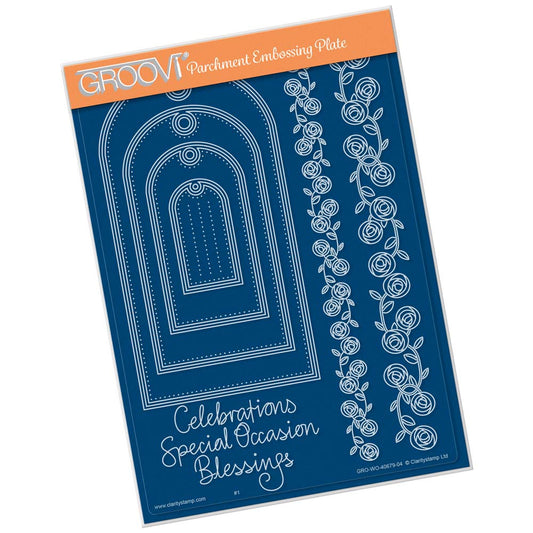 Nested Arch Tags A5 Groovi Plate