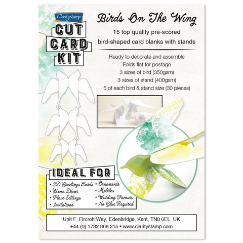 Clarity Cut Card Kit - On the Wing Die Cut Birds