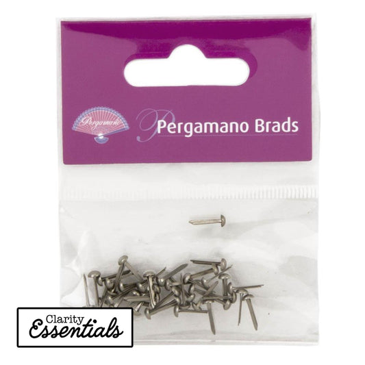 Pergamano Brads - Pewter