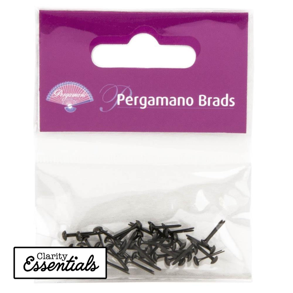 Pergamano Brads - Antique Silver