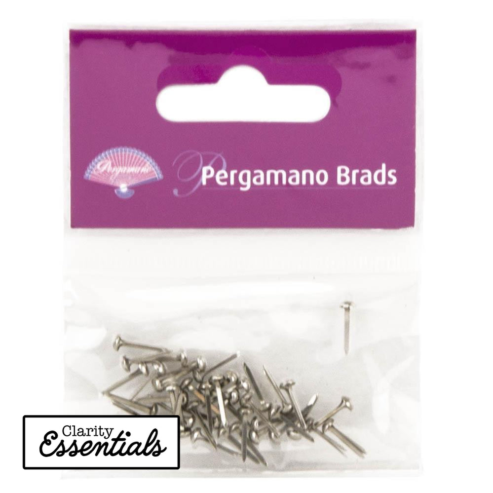Pergamano Brads - Silver