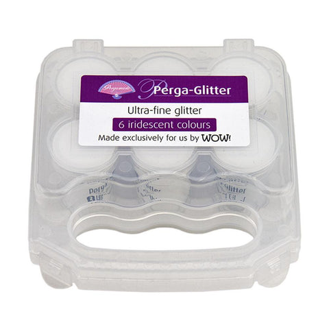 Perga-Glitter Ultra-Fine Glitter (6 Pots)