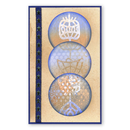 Funky Island Strips Stencil Set