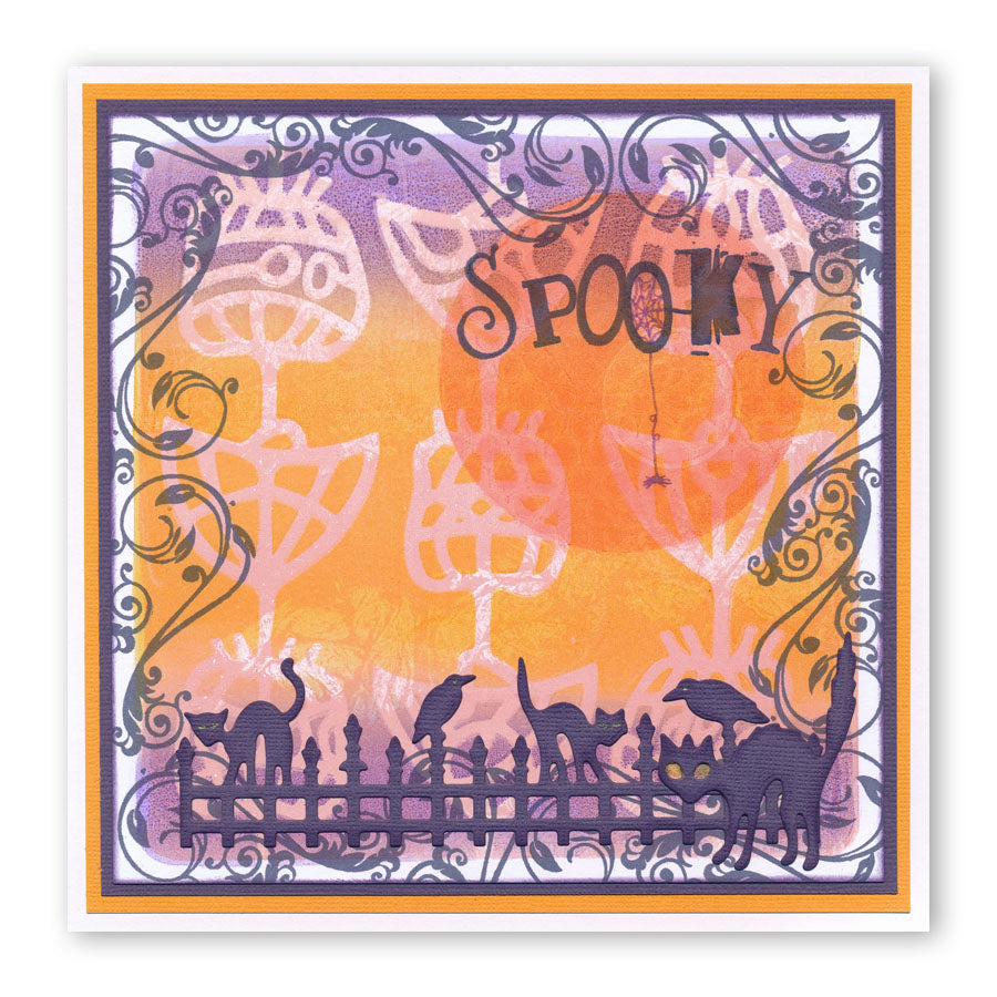 Funky Island Strips Stencil Set