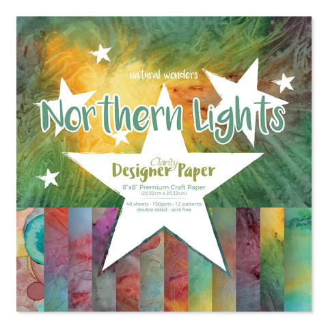 Northern Lights Designer Paper Pack 8" x 8"