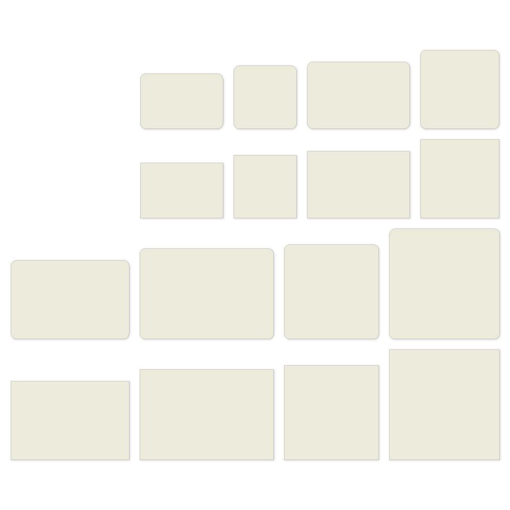 16x Clarity Embedders - Square & Rectangle