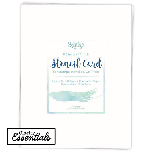 Stencil Card 8.5" x 11" (50 Sheets)