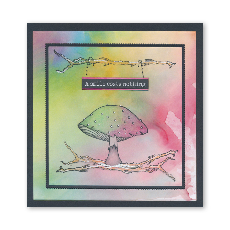 Barbara's SHAC Woodland Honeysuckle A5 Stamp & Mask Set