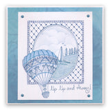 Barbara's SHAC Hot Air Balloon Doodle A5 Stamp & Mask Set