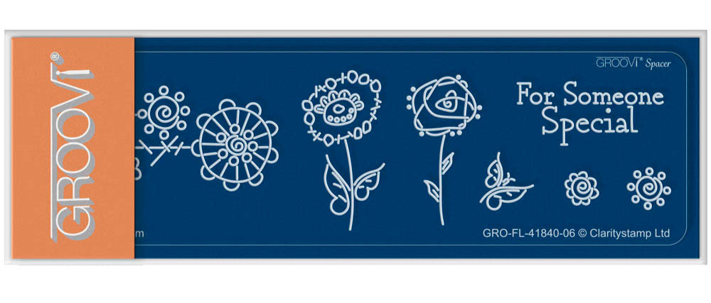 Tina's Springtime Flowers Someone Special Groovi Spacer Plate