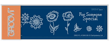 Tina's Springtime Flowers Someone Special Groovi Spacer Plate
