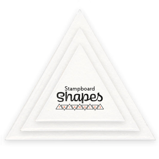 Clarity Stampboard Shapes -  Triangle