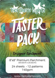 Northern Lights Designer Parchment 24 Piece Taster Pack 8" x 8"