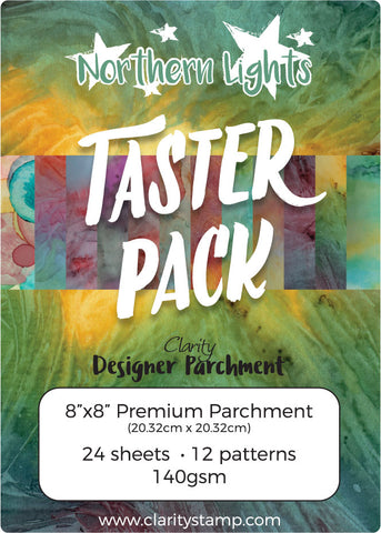 Northern Lights Designer Parchment 24 Piece Taster Pack 8" x 8"