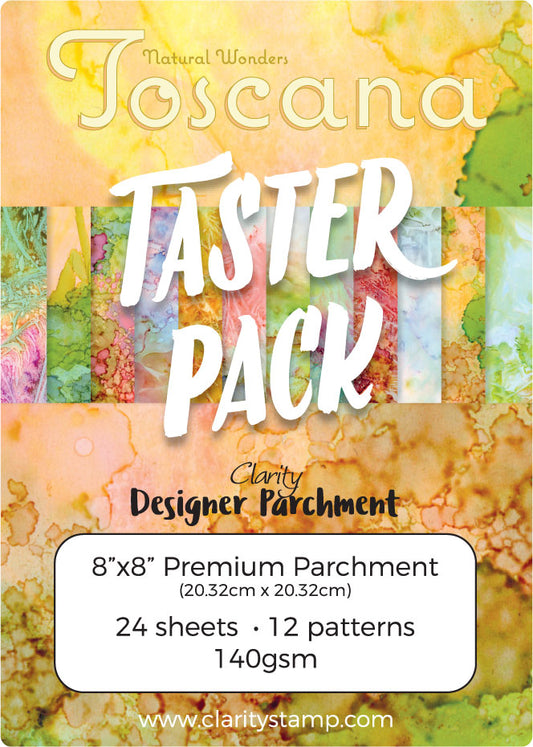 Toscana Designer Parchment 24 Piece Taster Pack 8" x 8"