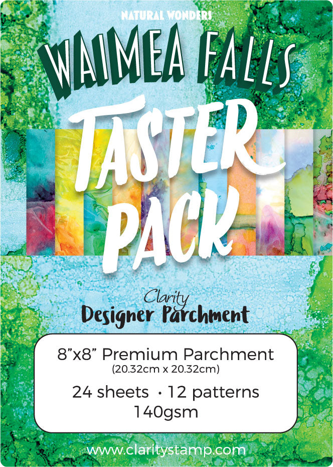 Waimea Falls Designer Parchment 24 Piece Taster Pack 8" x 8"