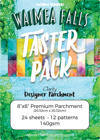 Waimea Falls Designer Parchment 24 Piece Taster Pack 8" x 8"