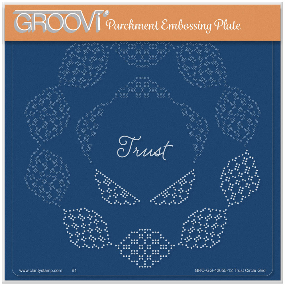 Josie's Trust - Circular (Straight) Lace Duet A5 Square Groovi Grid