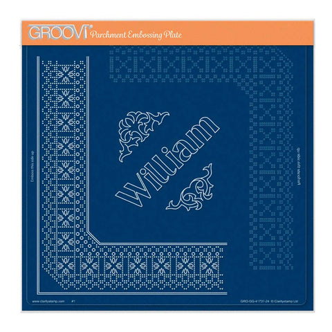 Prince William Lace Duet A4 Square Groovi Piercing Grid