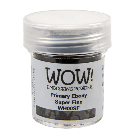 WOW Primary Ebony Super Fine Embossing Powder
